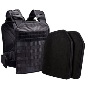 Tactical Plate Carrier Kit with Two Level IV Plates
