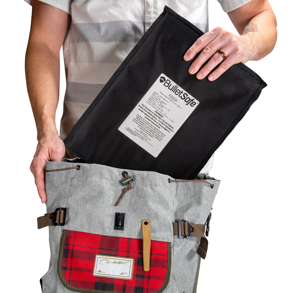 Bulletproof Backpack Panel, Insert & Plate from BulletSafe
