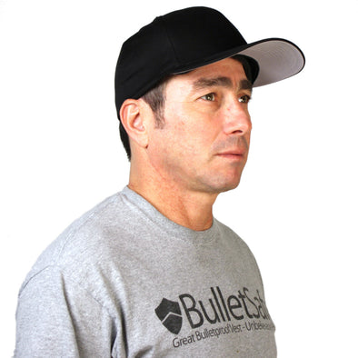 Bulletproof Baseball Cap Three Quarter View - BulletSafe